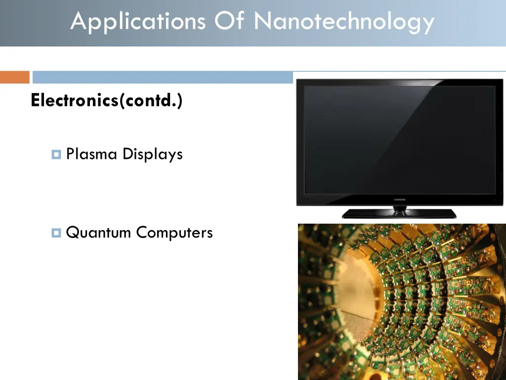 applications of nanotechnology 1
