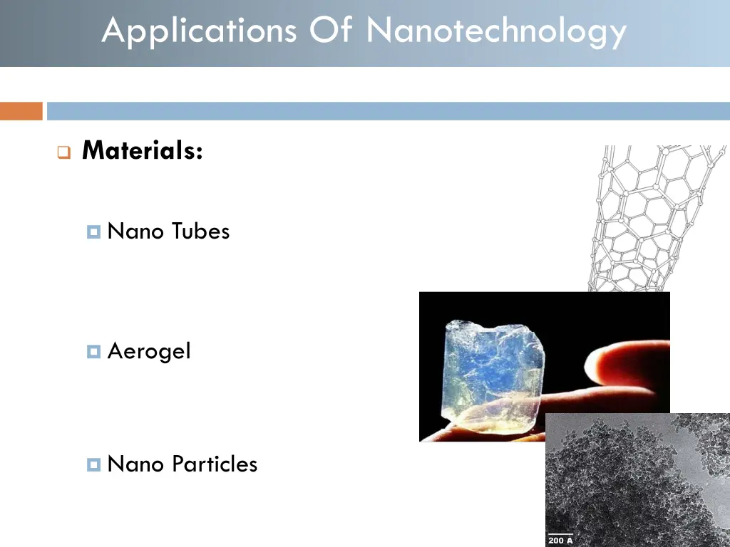 applications of nanotechnology 3