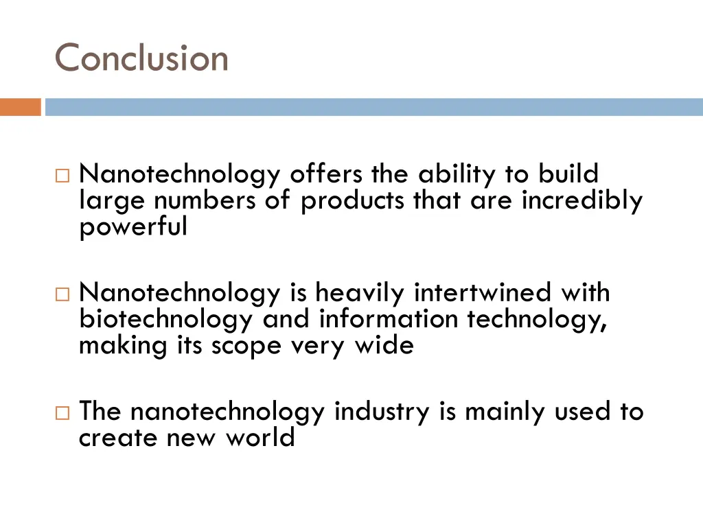 conclusion