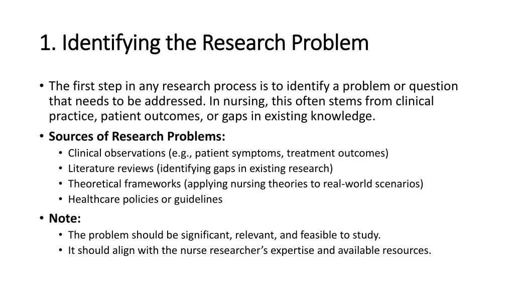 1 identifying the research problem 1 identifying
