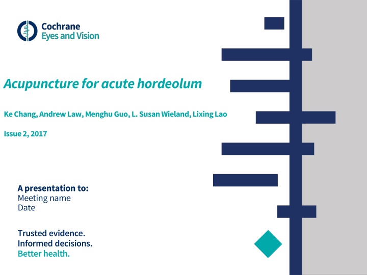 acupuncture for acute hordeolum