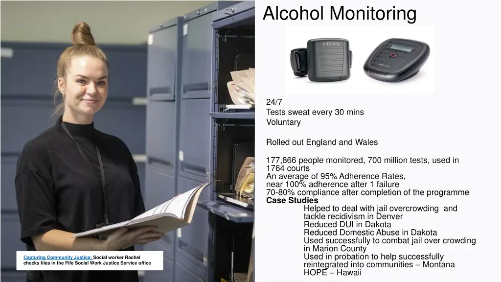 alcohol monitoring