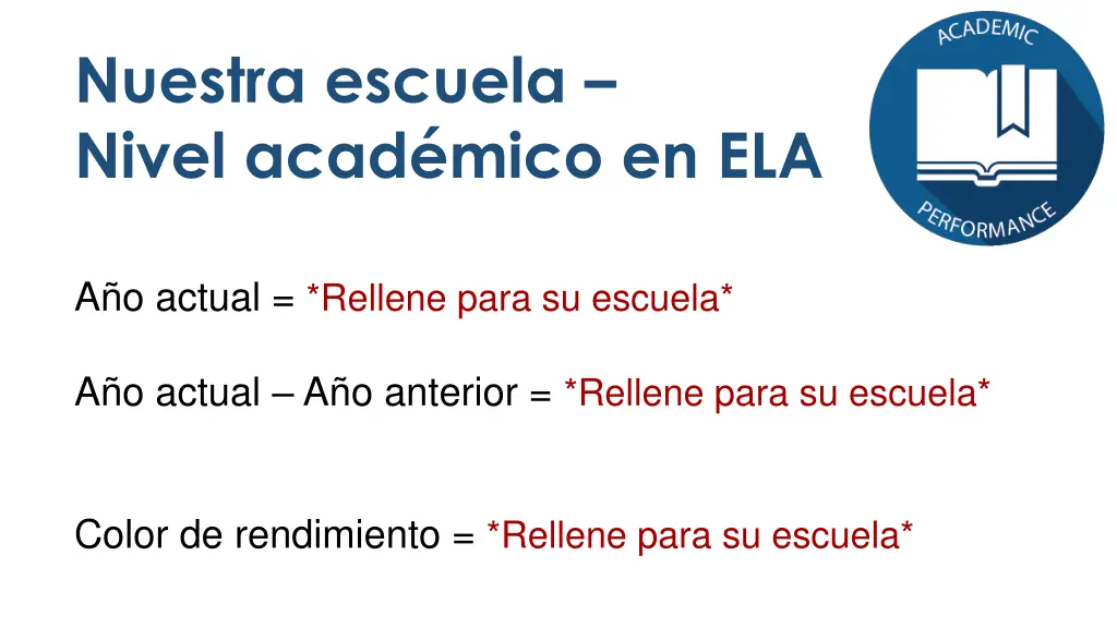 nuestra escuela nivel acad mico en ela