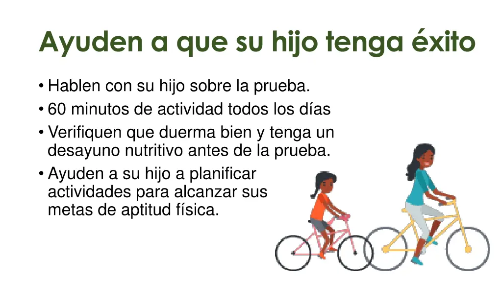 ayuden a que su hijo tenga xito