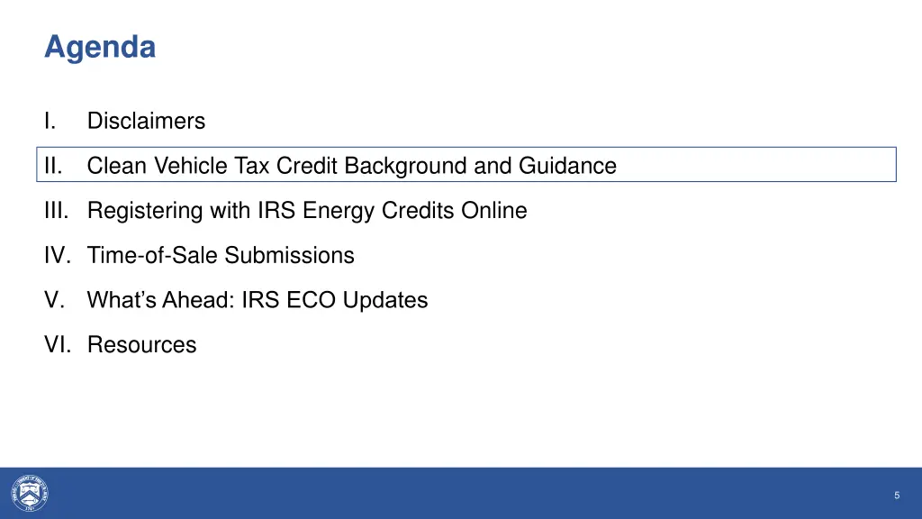 agenda 1