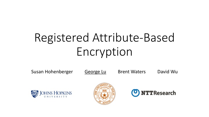 registered attribute based encryption