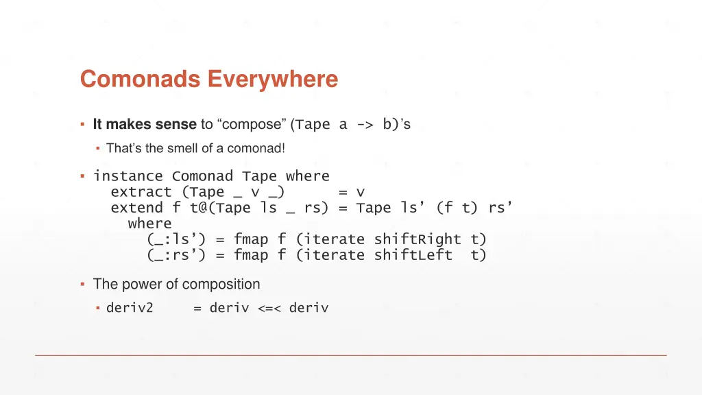 comonads everywhere