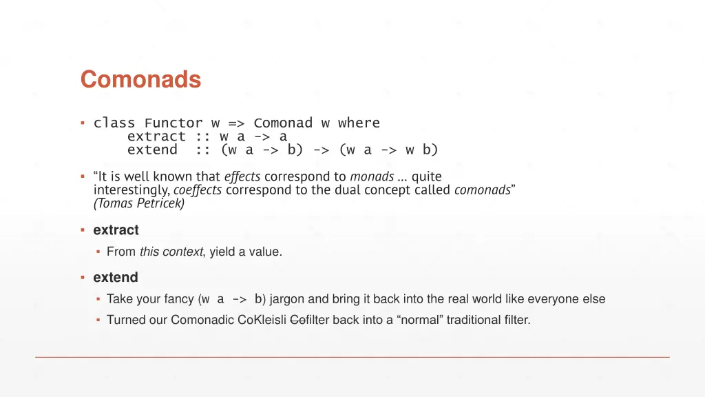 comonads