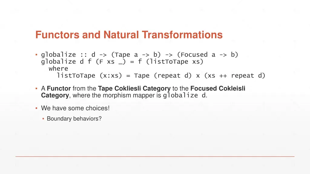 functors and natural transformations
