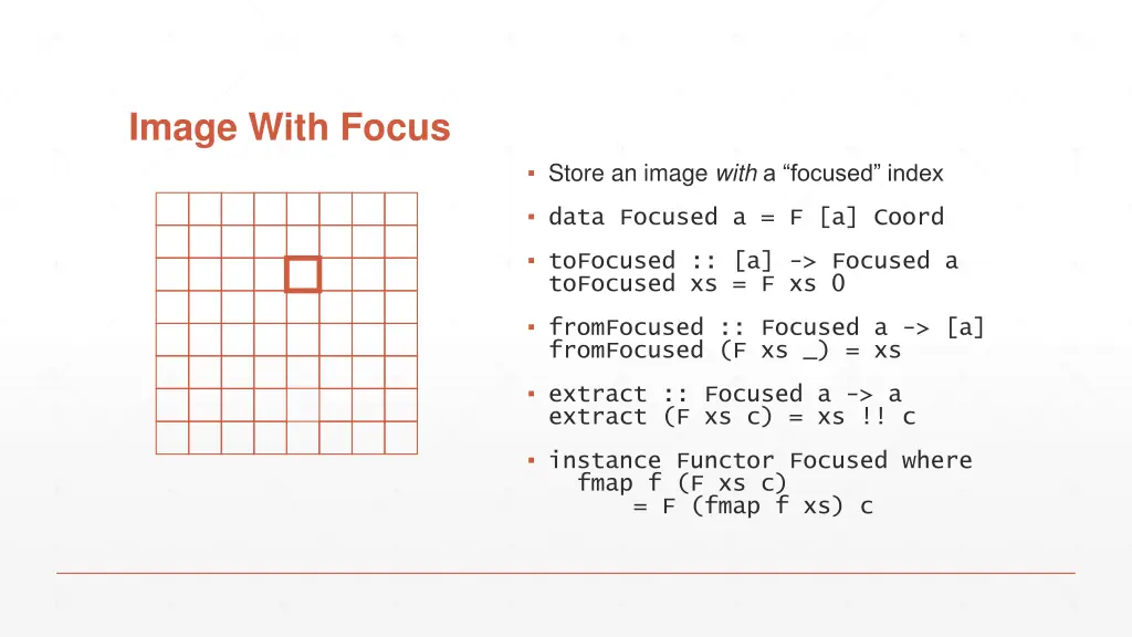 image with focus