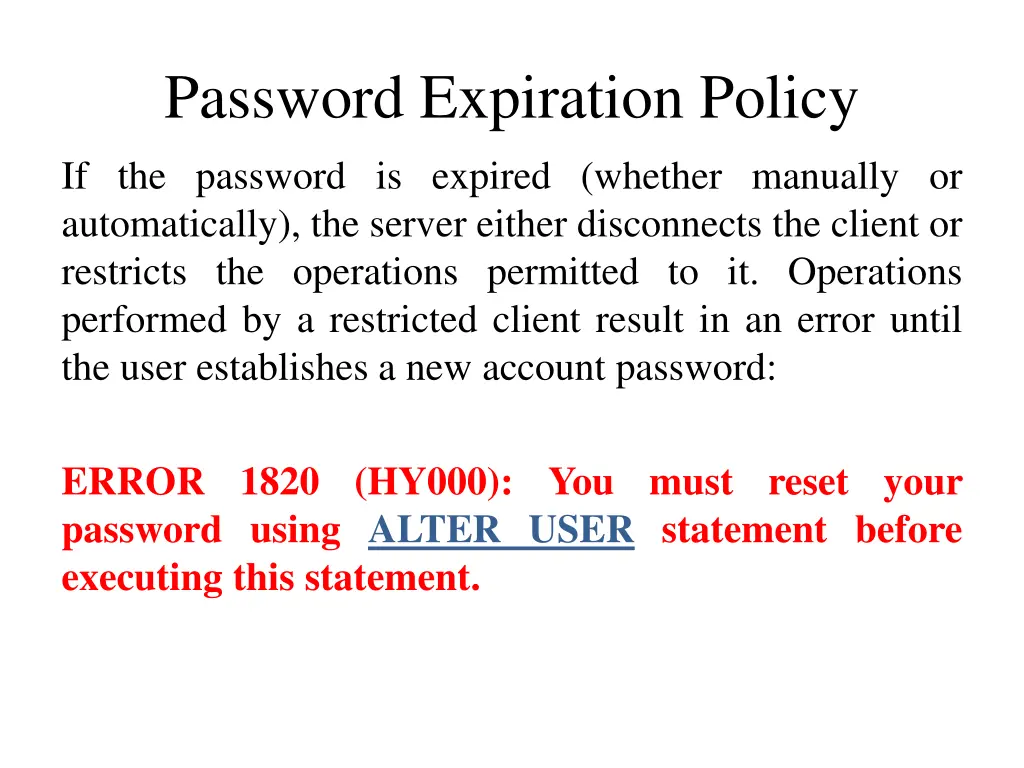 password expiration policy 4