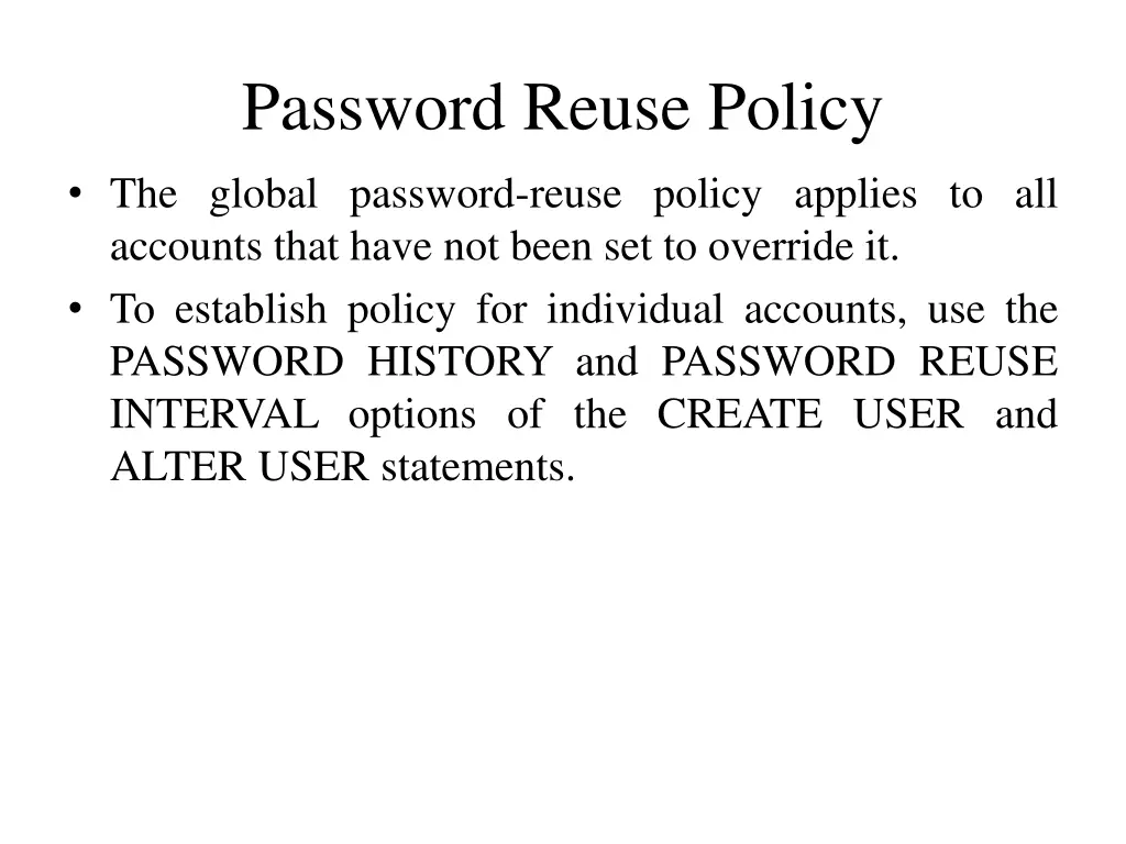 password reuse policy 4