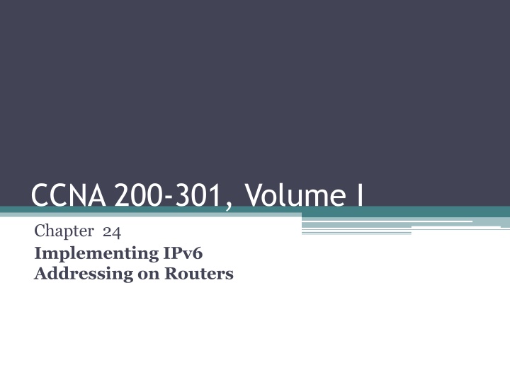ccna 200 301 volume i chapter 24 implementing
