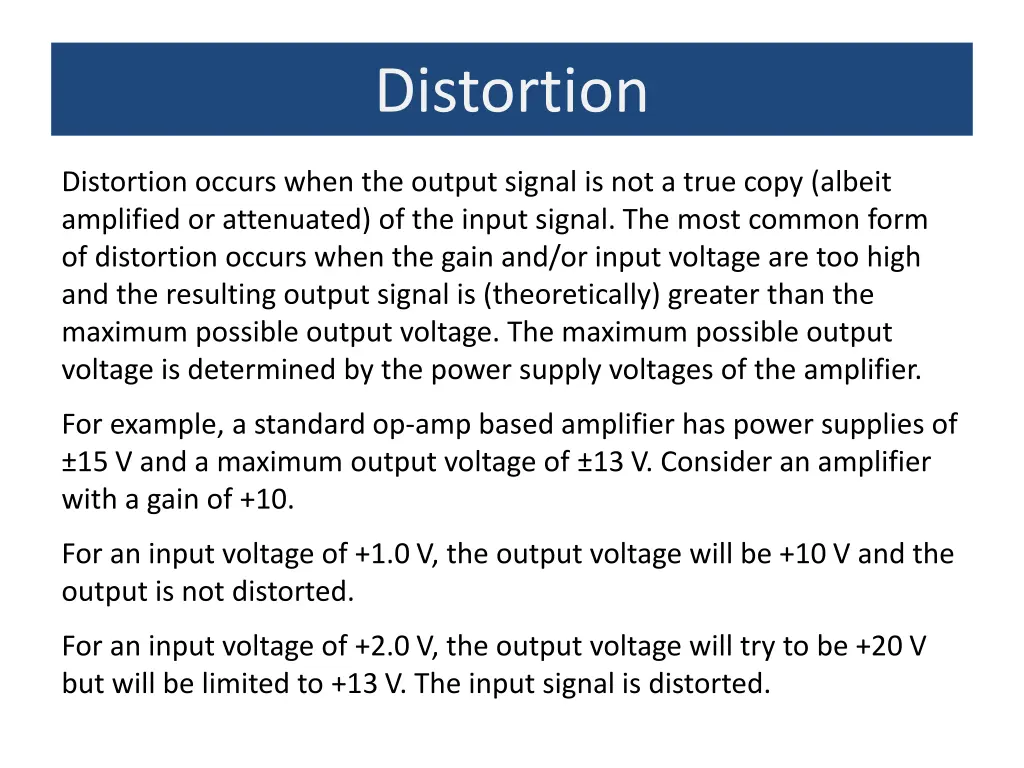 distortion