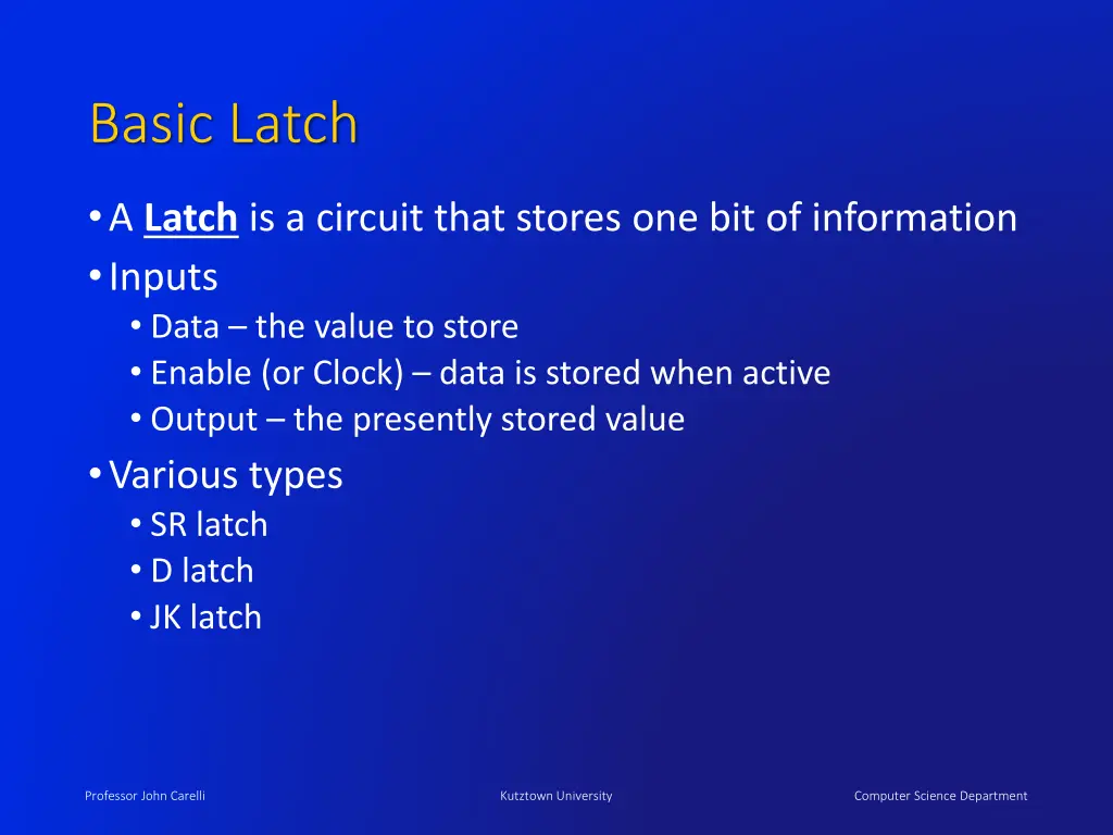 basic latch