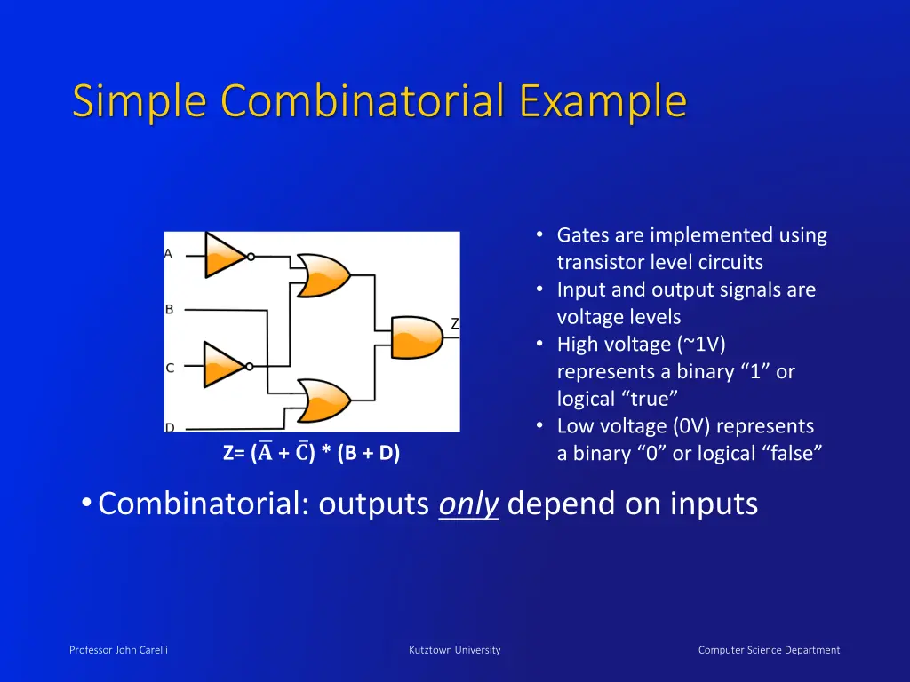 simple combinatorial example