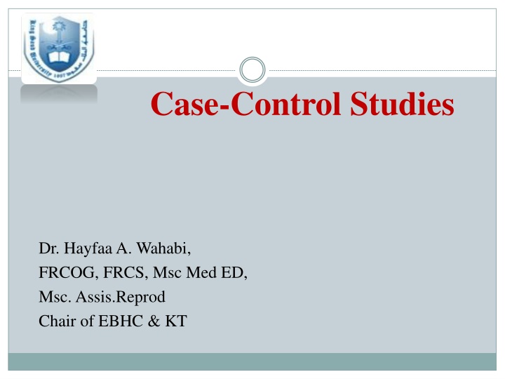 case control studies