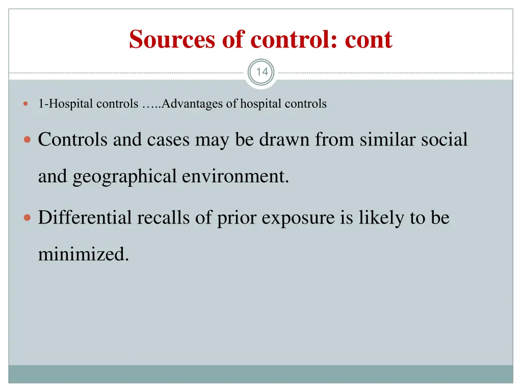 sources of control cont