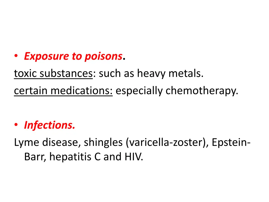 exposure to poisons toxic substances such