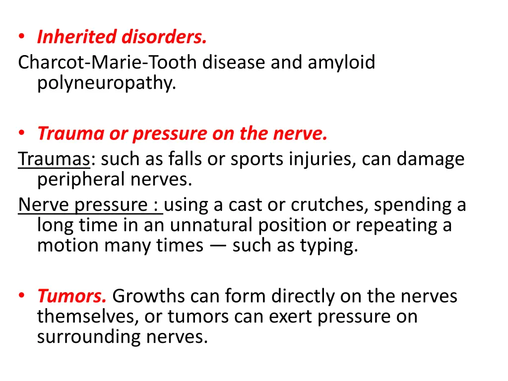 inherited disorders charcot marie tooth disease