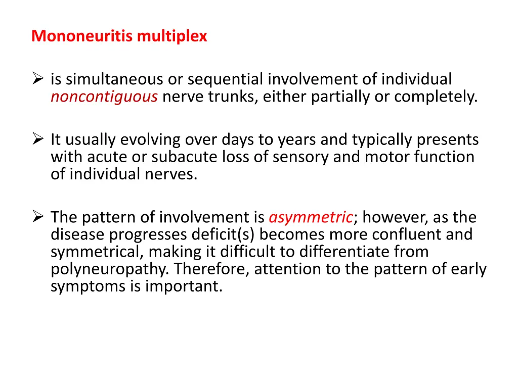 mononeuritis multiplex