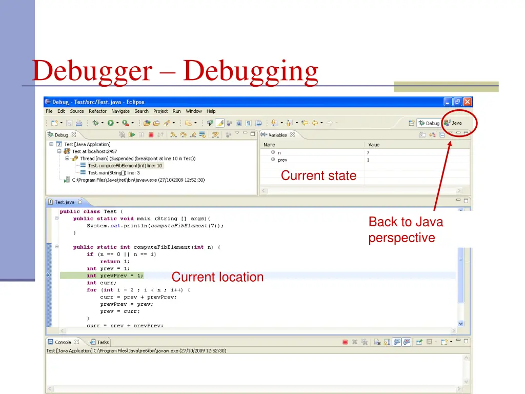 debugger debugging