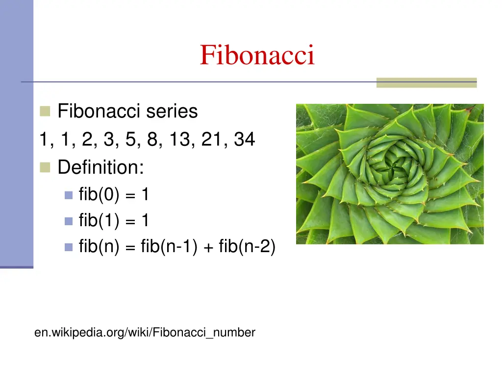 fibonacci