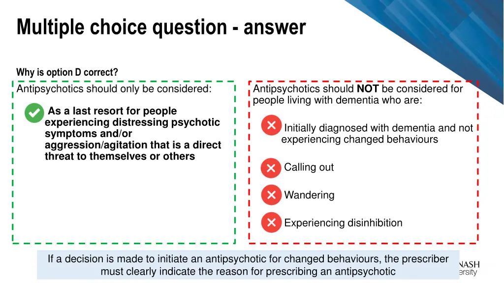 multiple choice question answer