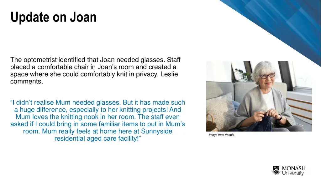 update on joan