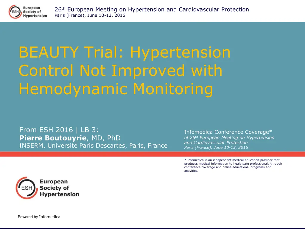26 th european meeting on hypertension 6