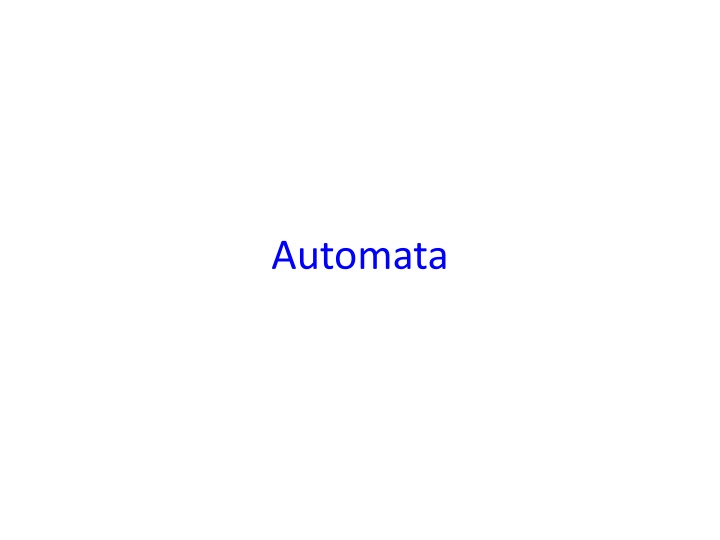 automata