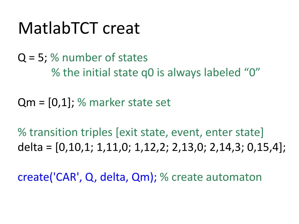 matlabtct creat