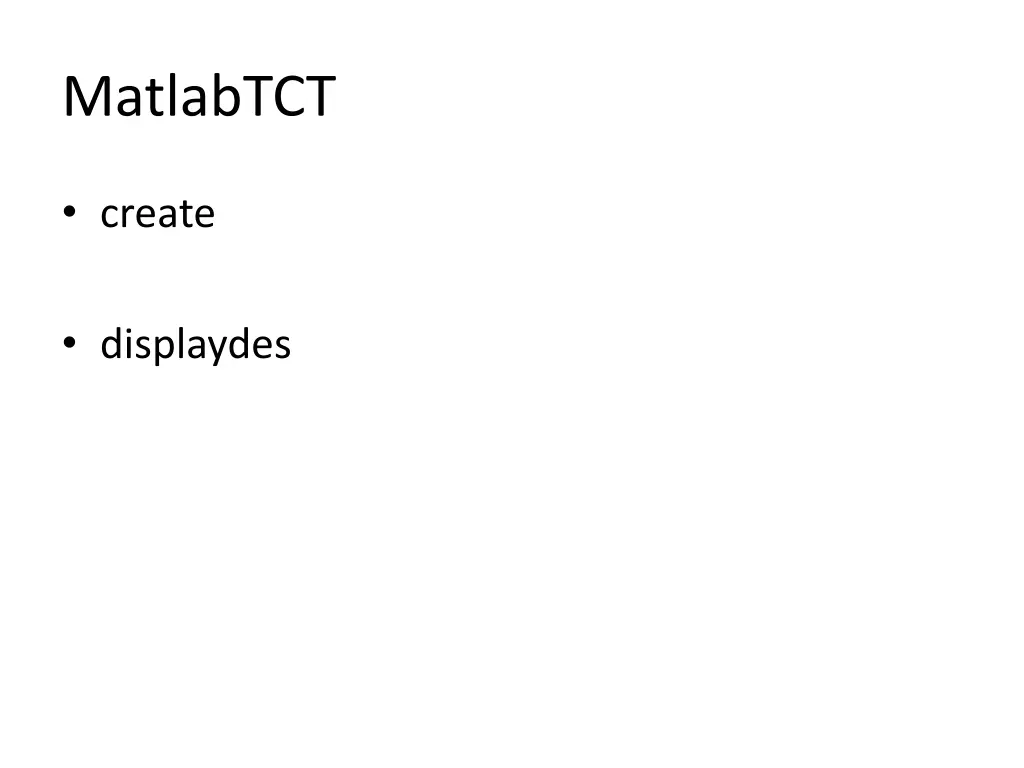matlabtct