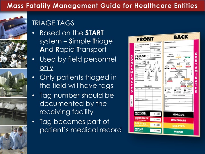 mass fatality management guide for healthcare