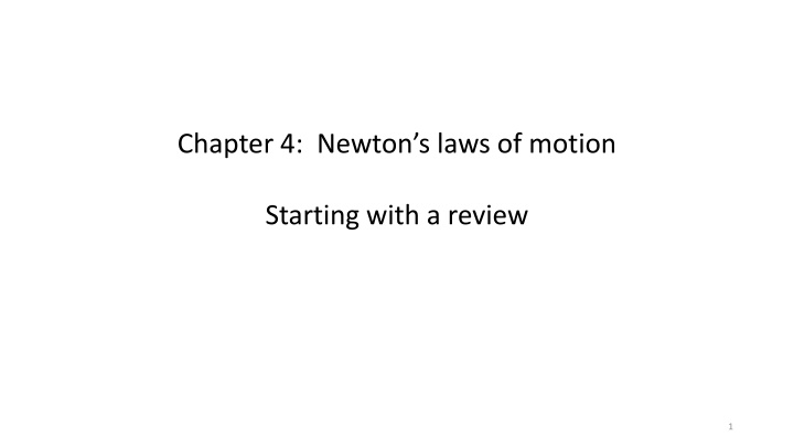 chapter 4 newton s laws of motion