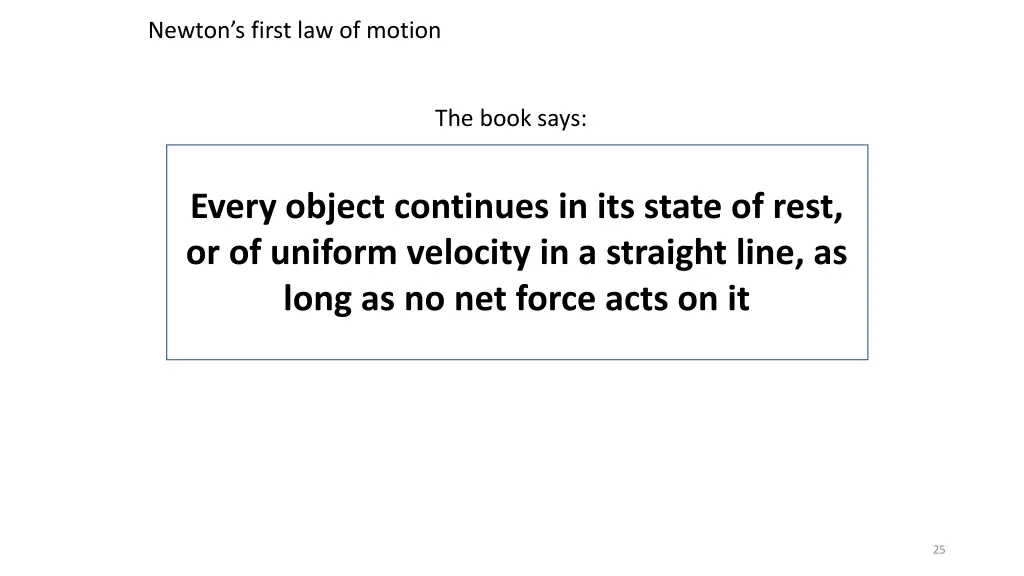 newton s first law of motion 2