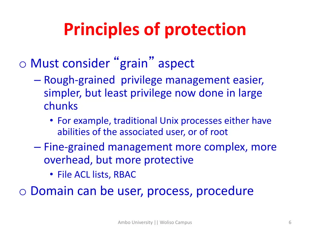 principles of protection 1