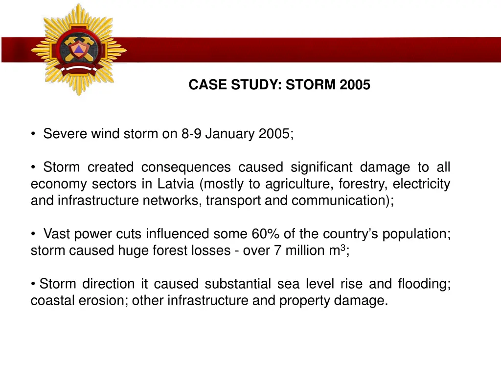 case study storm 2005