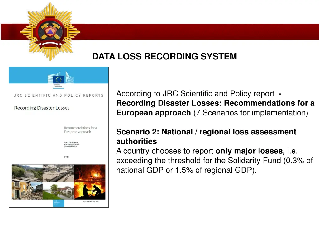 data loss recording system