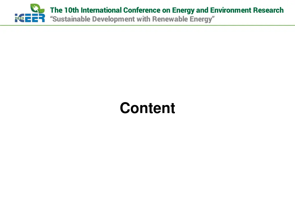 the 10th international conference on energy 1