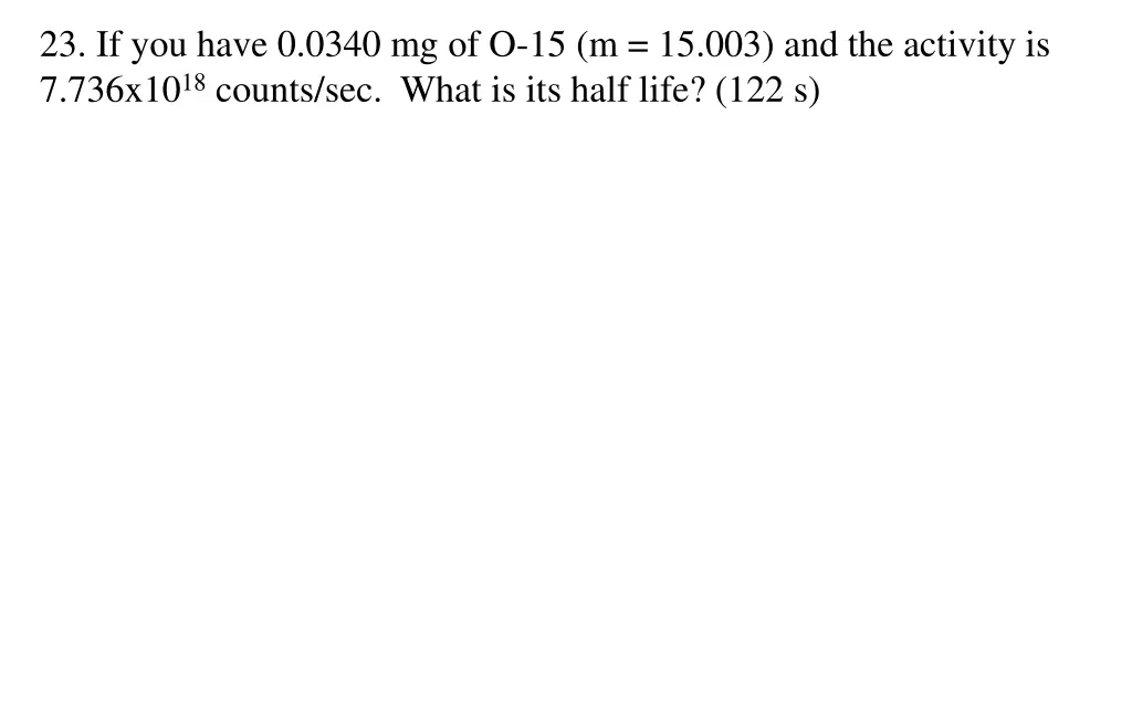 23 if you have 0 0340