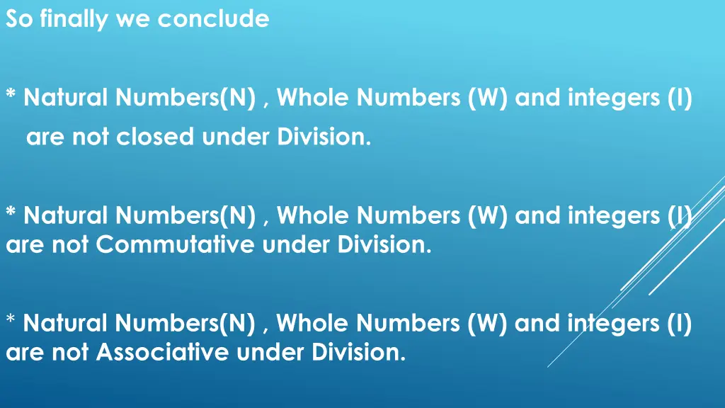 so finally we conclude