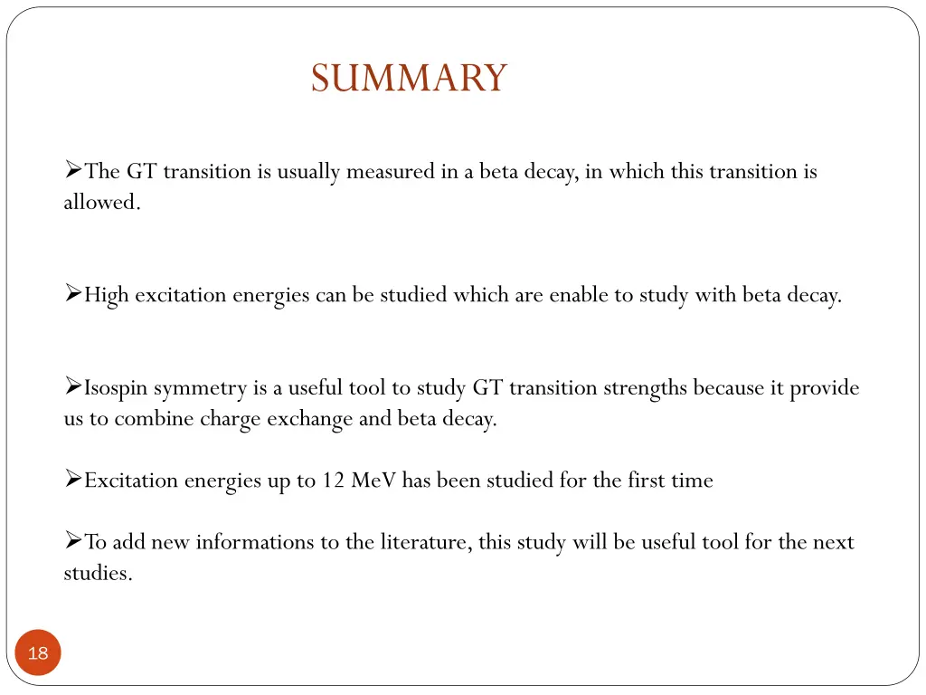 summary