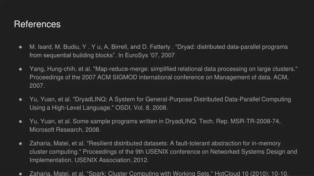 references