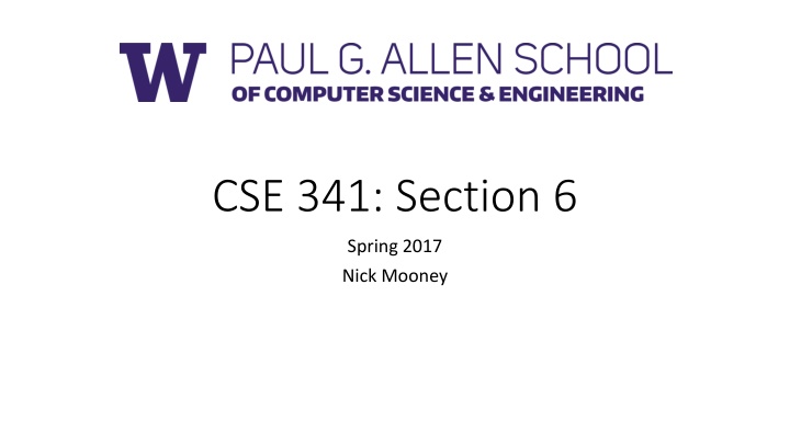 cse 341 section 6