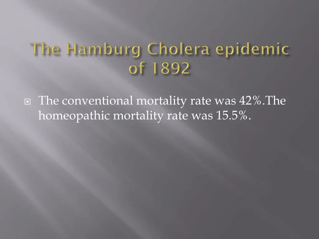 the conventional mortality rate