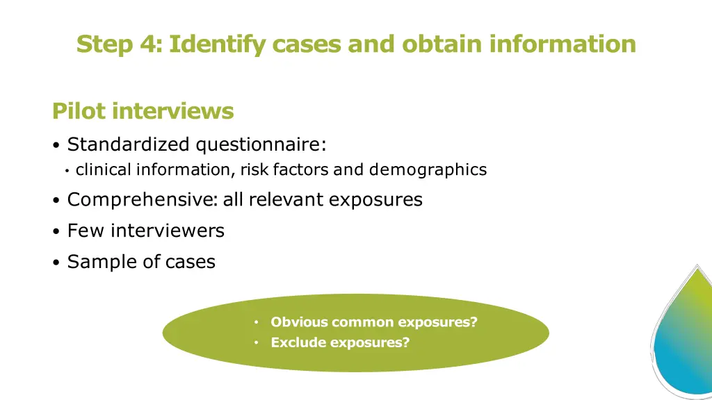 step 4 identify cases and obtain information 4