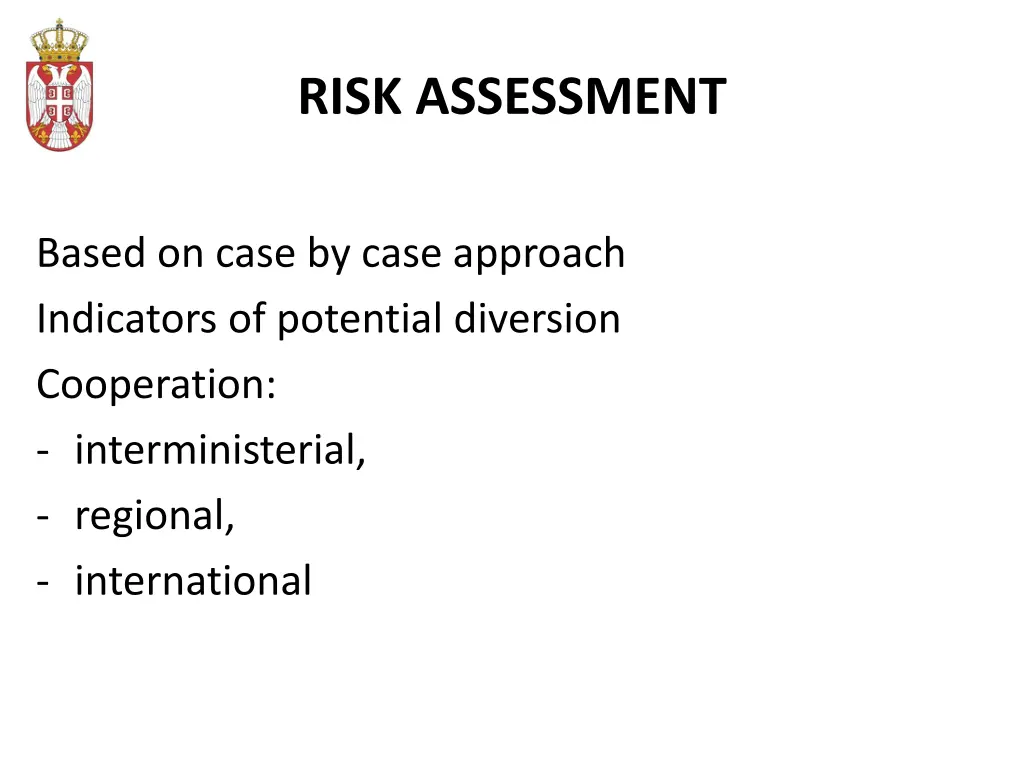 risk assessment