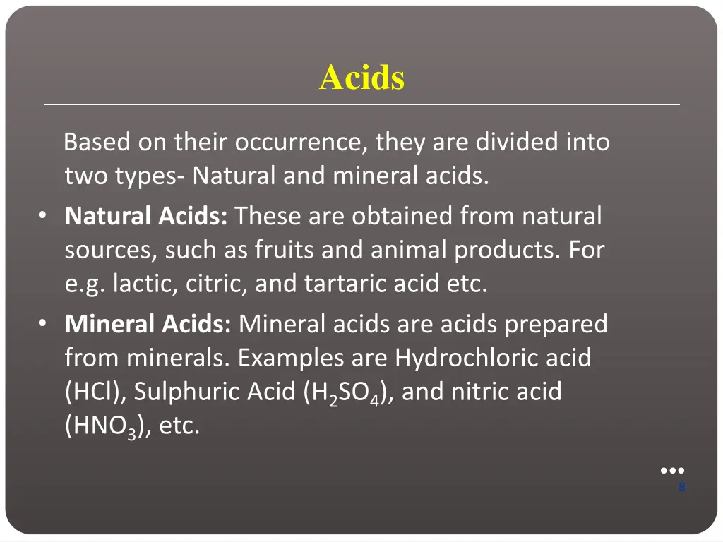acids 2