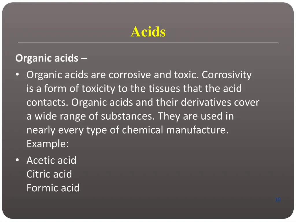 acids 4
